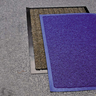24"L x 16"W Gray Poly Fibre Door Mat - 2