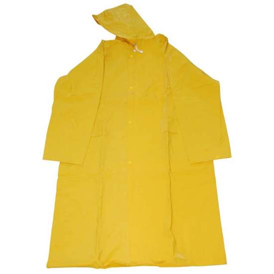 Large PVC/Polyester Raincoat - 1