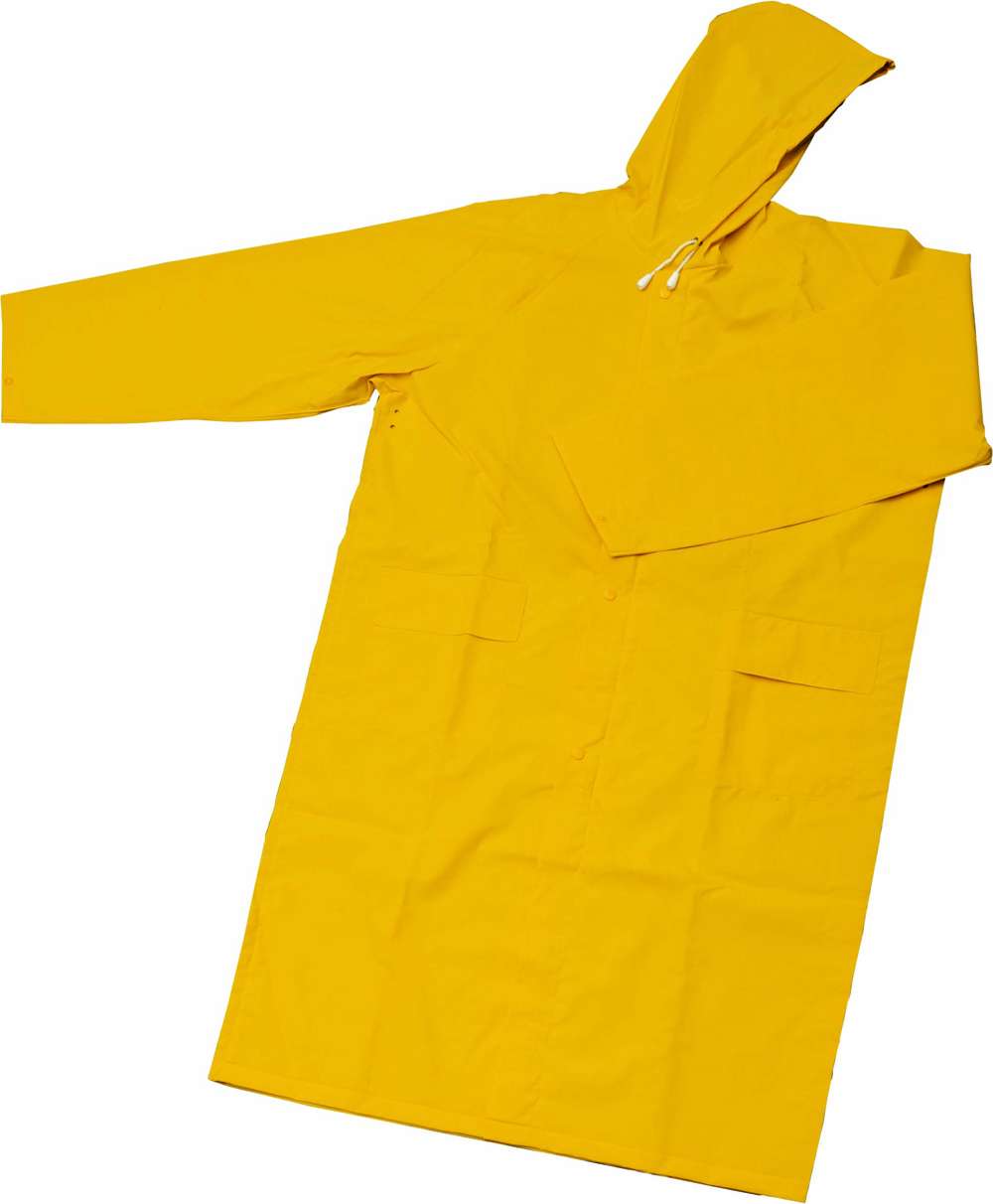 Large PVC/Polyester Raincoat - 2