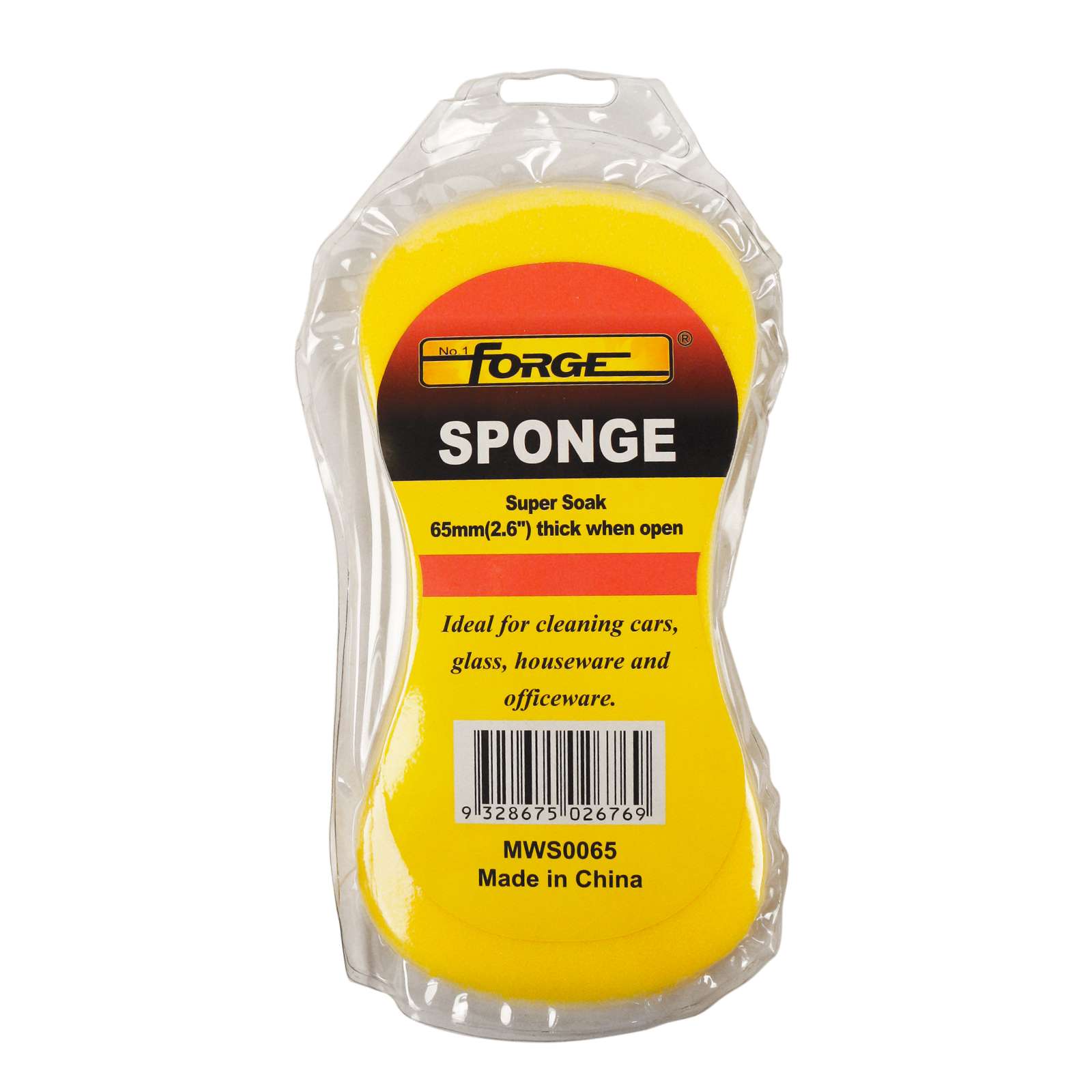 2.6" Yellow Super Soak Sponge - 2