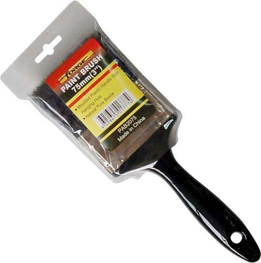 1"W Natural Pure Bristle Economical Paint Brush - 1