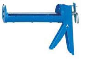 9"L Blue Half Barrel Economy Caulking Gun - 1