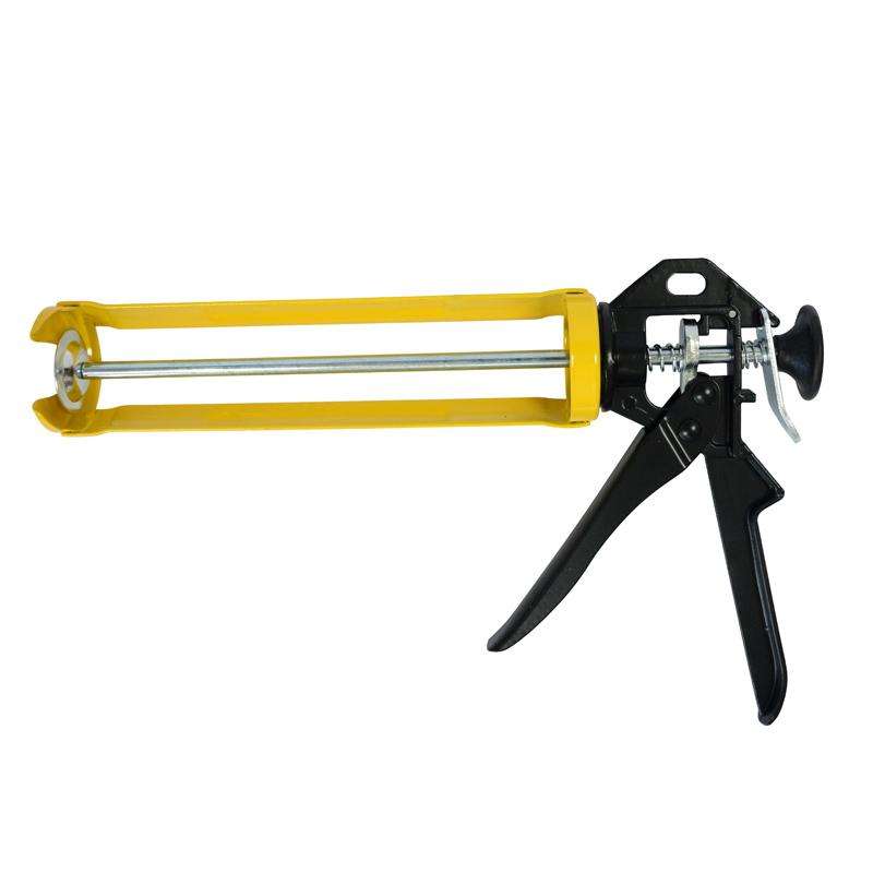 9"L Aluminum Skeleton Caulking Gun - 1