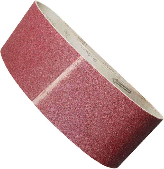 24"L x 4"W 120 Grit Sanding Belts, 3/Pack - 1