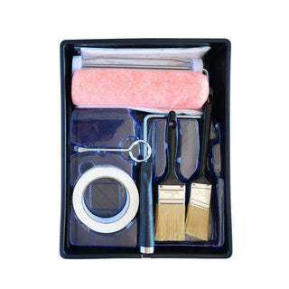 9"W Paint Roller Kit, 9 Pieces - 1