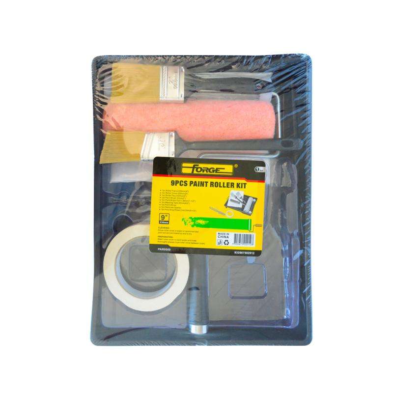 9"W Paint Roller Kit, 9 Pieces - 3