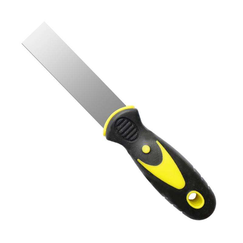 1"W Stainless Steel Paint Scraper with Soft Grip - 1