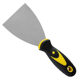 3"W Stainless Steel Paint Scraper with Soft Grip - 2