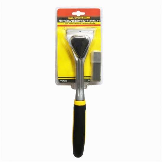 2.5"W Heavy Duty Paint Scraper with 6pcs Spare Blades - 2