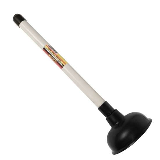 6"Dia Rubber Sink Plunger with Plastic Handle - 1