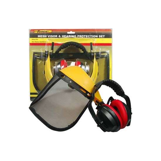 Handyman Mesh Visor & Ear Muff Set - 2