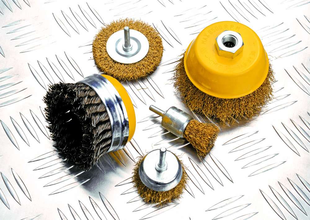 5"Dia x M14 x 2.0mm Crimped Wire Cup Brush - 3
