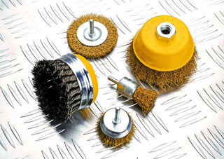 4"Dia x M14 x 2mm Crimped Wire Cup Brush - 3