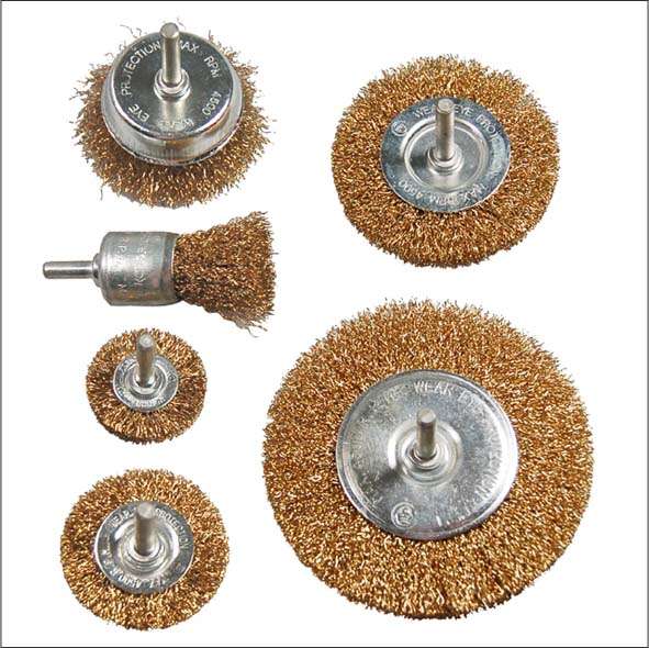 Wire Brush Kit, 6 Pieces - 1