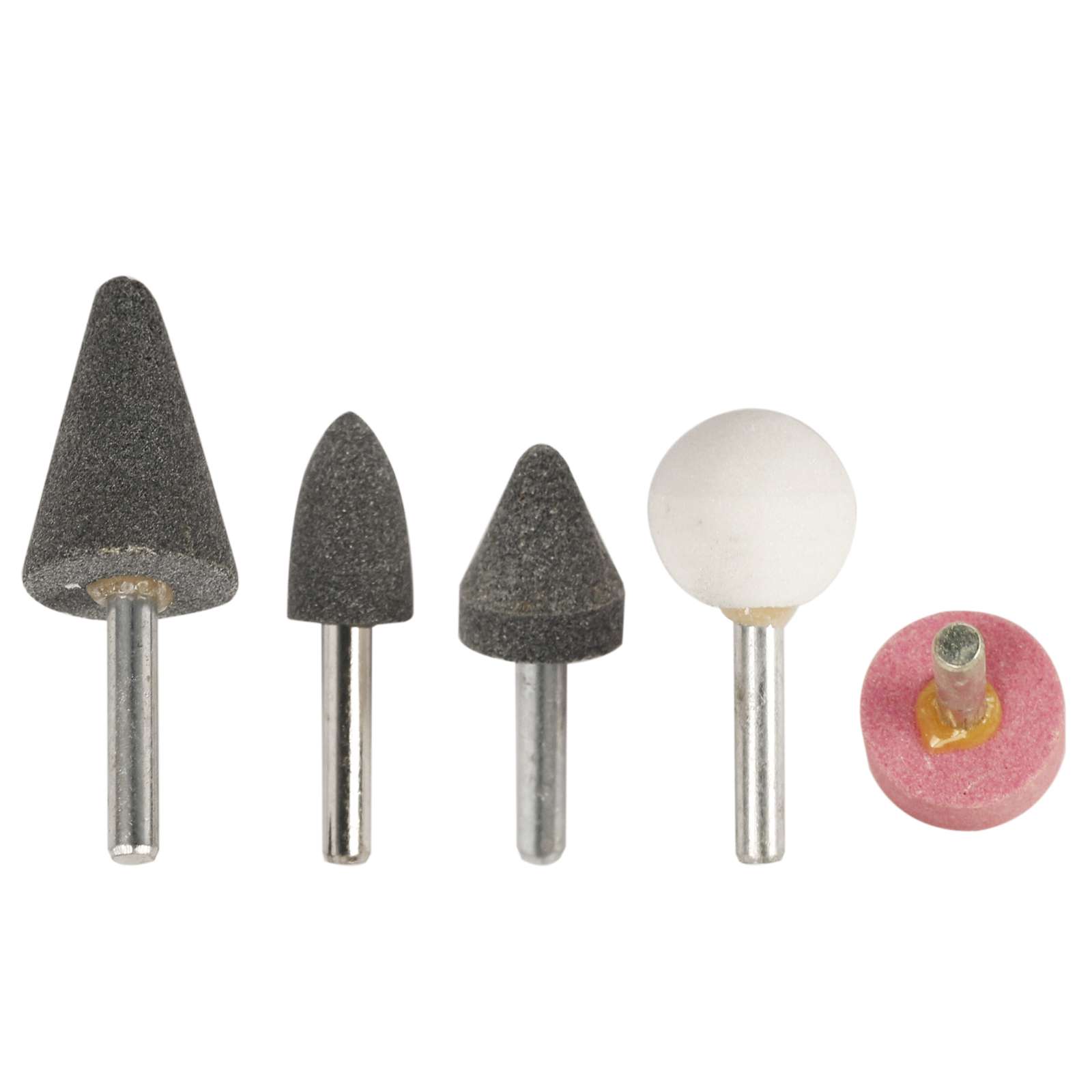 1/4" Drill Mounted Stone Kit, 5 Pieces - 1