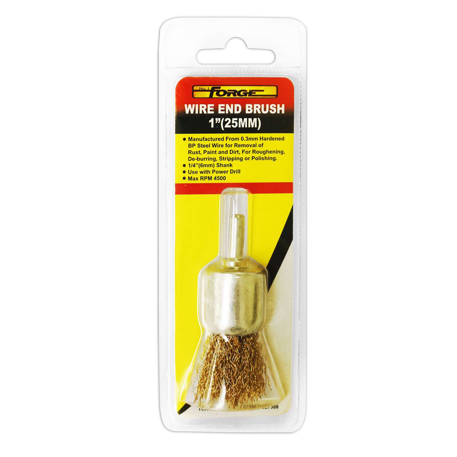 1"Dia End Wire Brush for Drill - 4