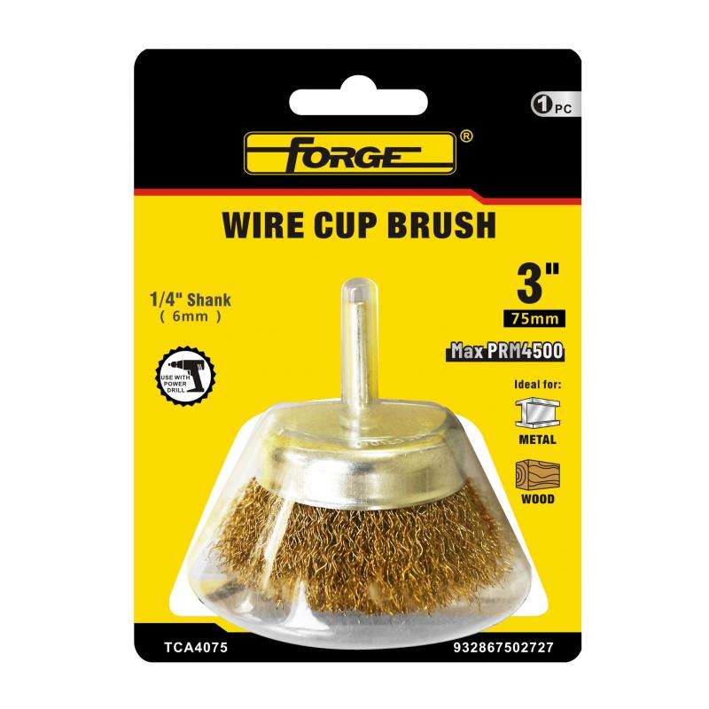 3"Dia Wire Cup Brush for Drill - 4