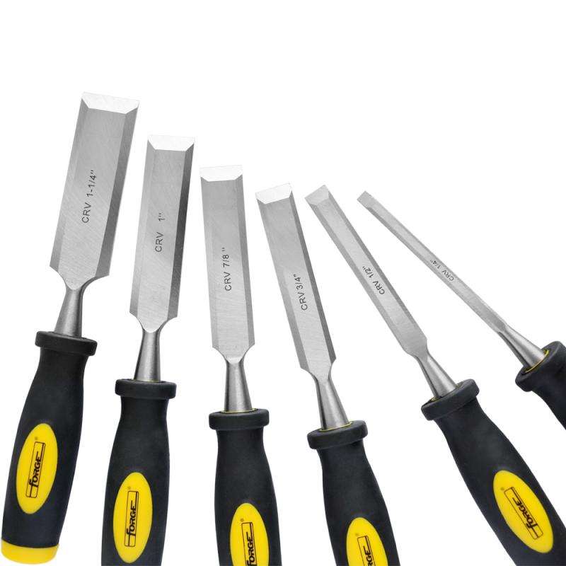 7/8"W Chrome Vanadium Steel Wood Chisel - 4