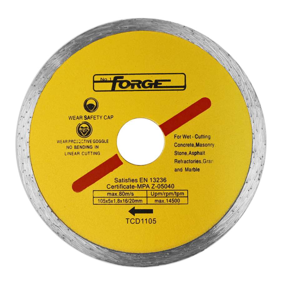 4"Dia Continuous Diamond Saw Blade - 1