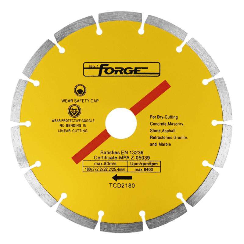 7"Dia Segmented Diamond Blade - 1