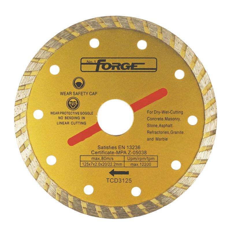 5"Dia Turbo Diamond Blade - 1