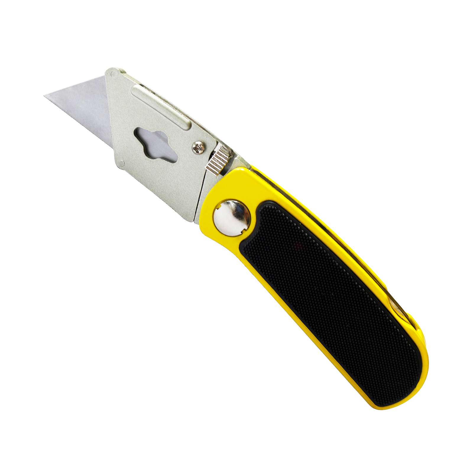 Folding Lock Utility Knife with 5 Pieces Spare Blades - 1
