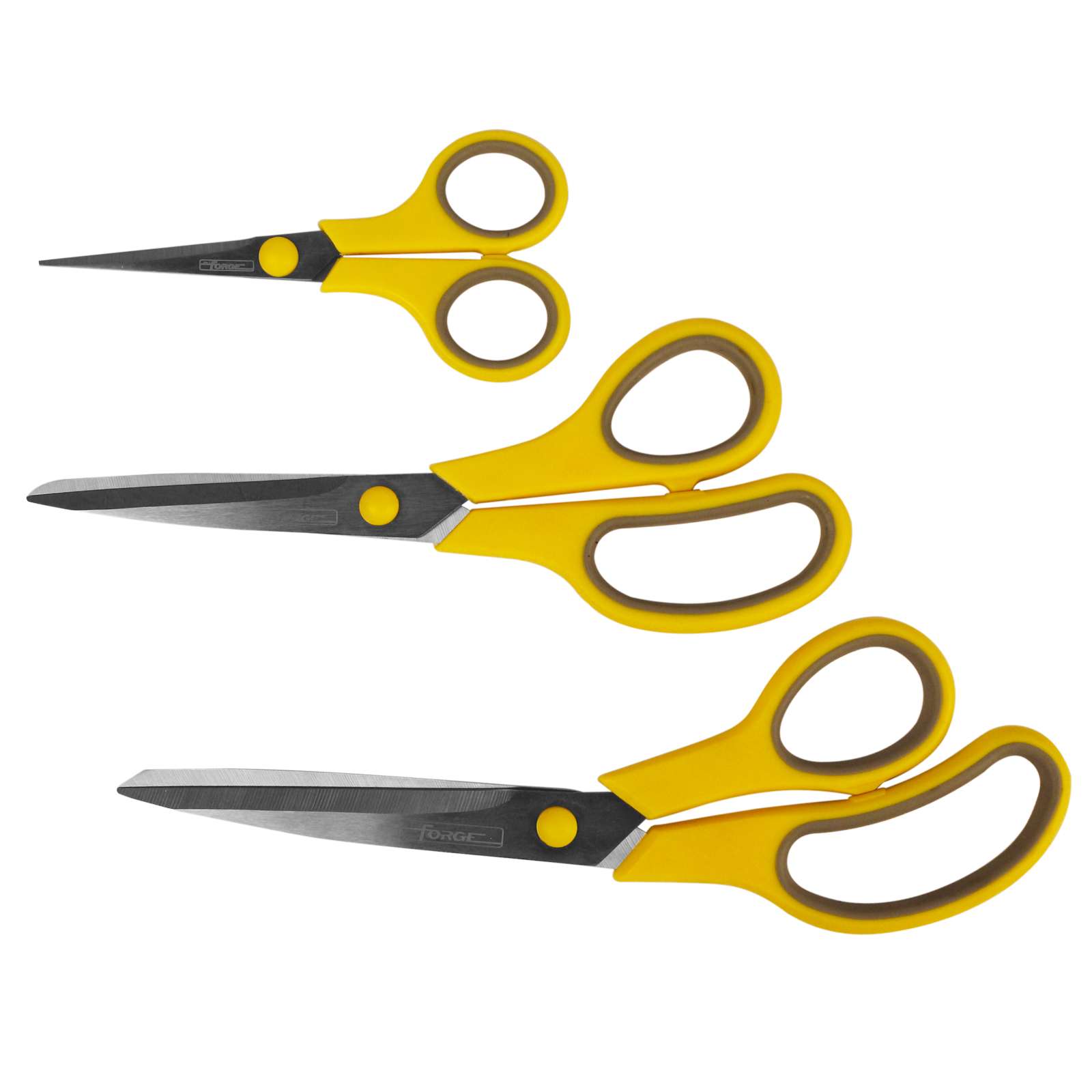 Stainless Steel Scissors Set, 3 Pieces - 1