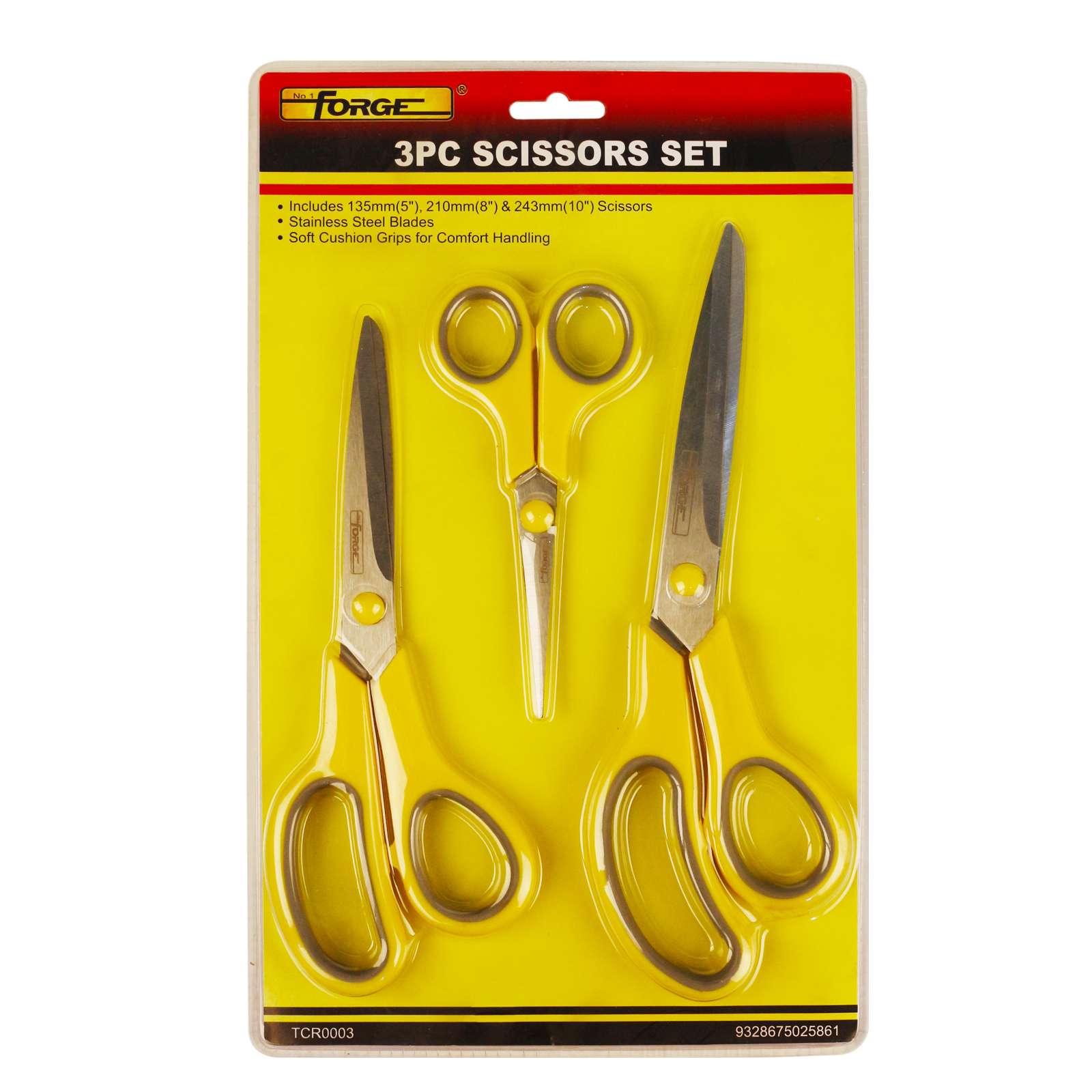 Stainless Steel Scissors Set, 3 Pieces - 3