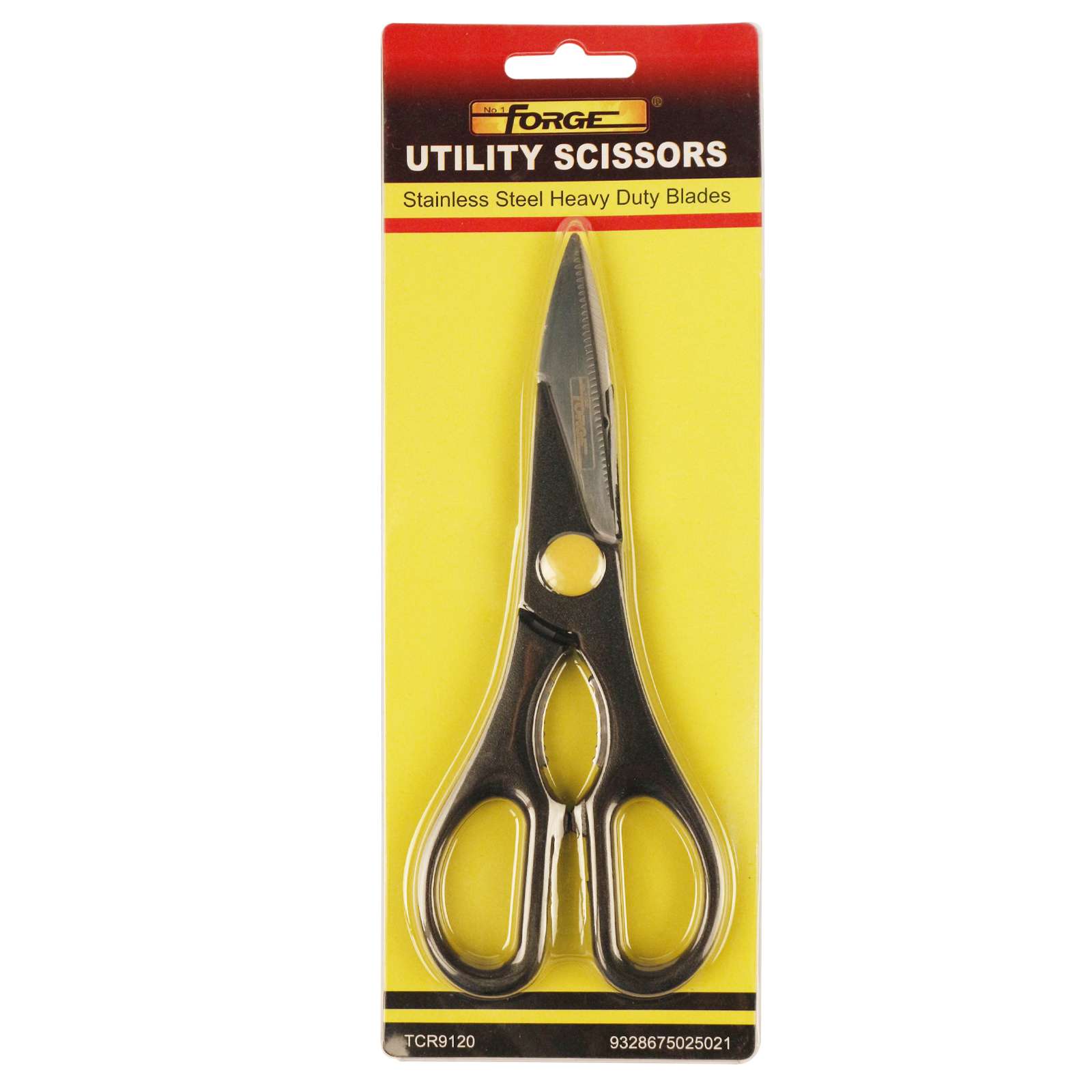 8"L Utility Scissors with Stainless Steel Heavy Duty Blades - 4