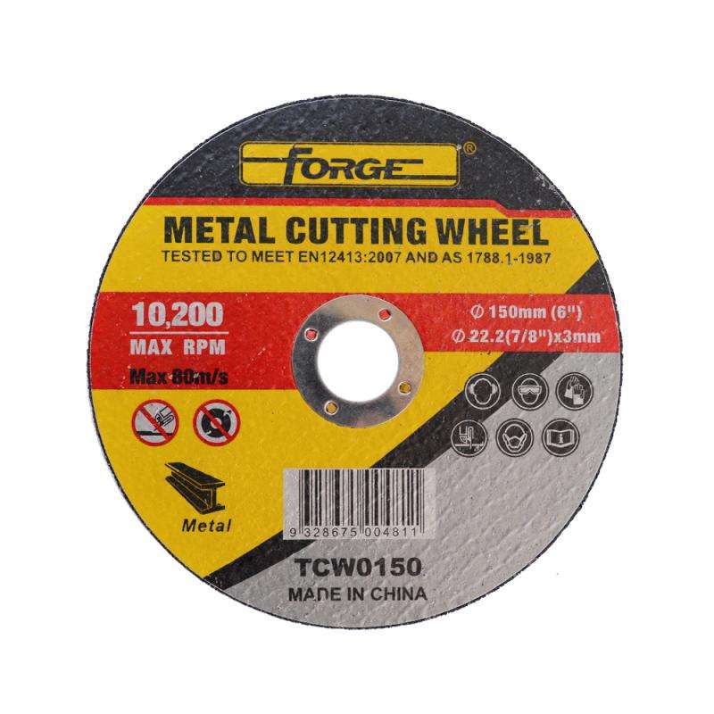 6"Dia x 3 x 22.2mm Metal Cutting Wheel - 1