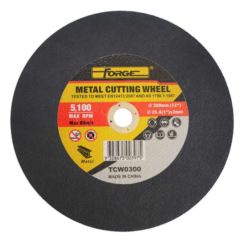 12"Dia x 3 x 25.4mm Metal Cutting Wheel - 1