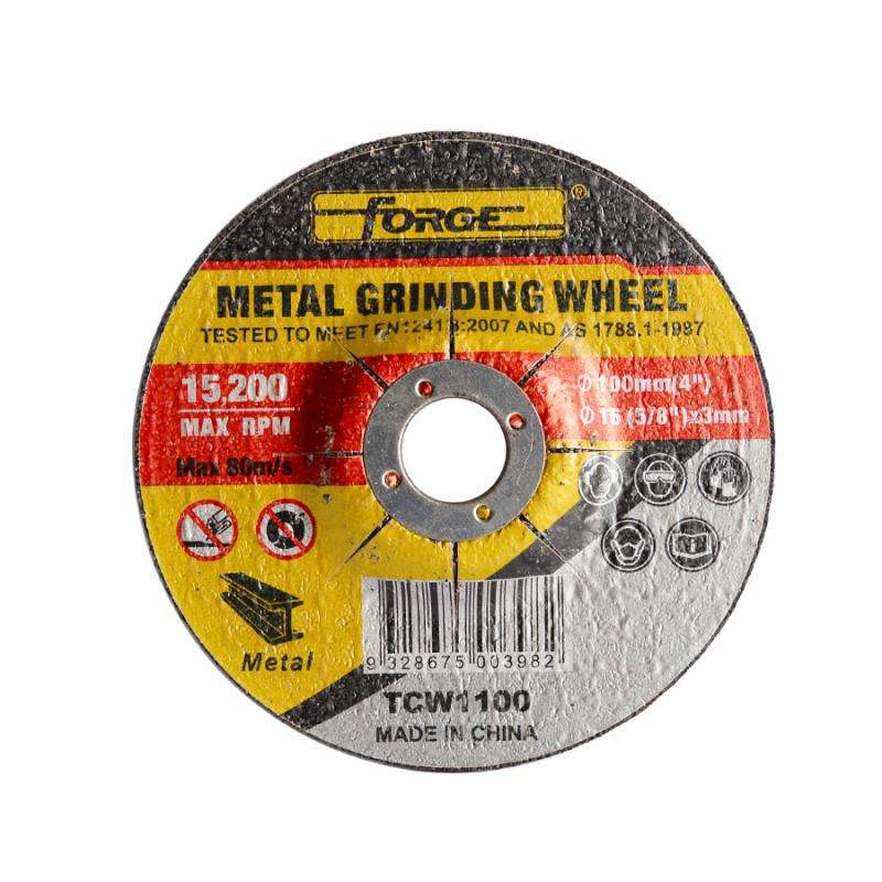 4"Dia x 3 x 16mm Metal Grinding Wheel - 1