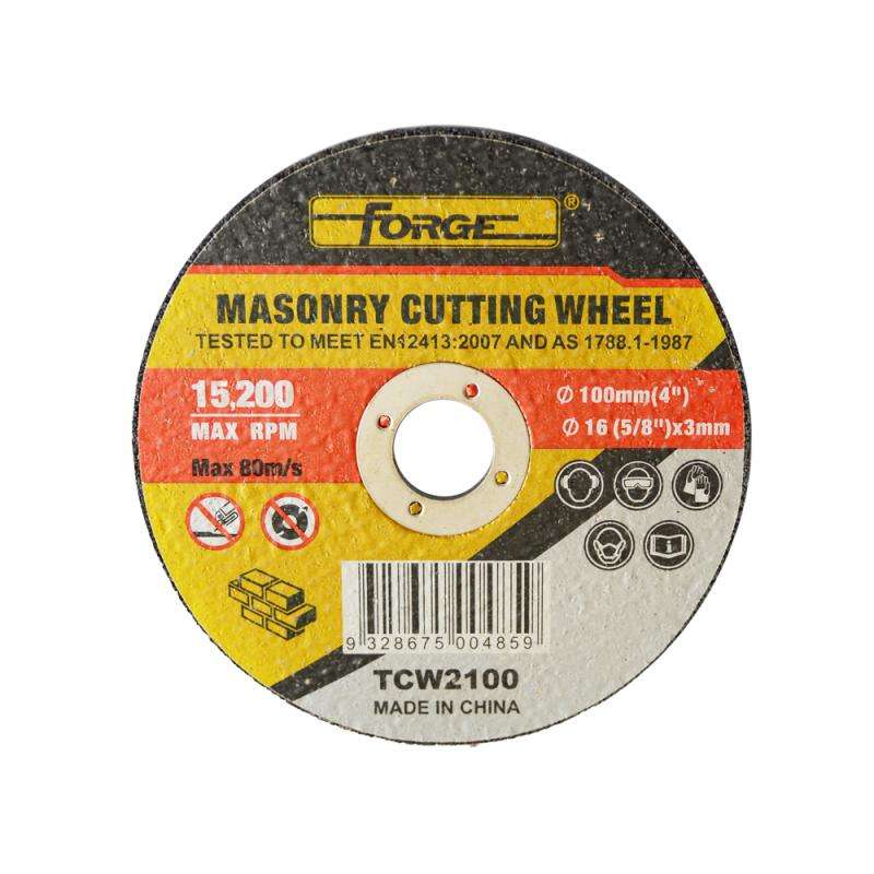 4"Dia x 3 x 16mm Masonry Cutting Wheel - 1