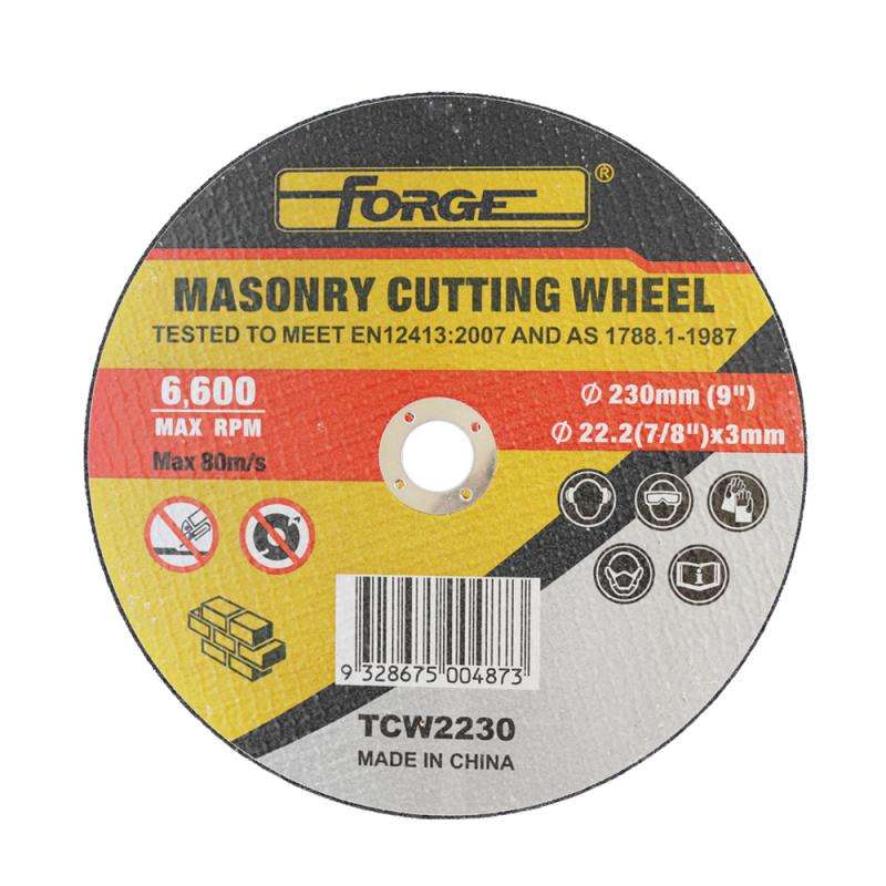 9"Dia x 3 x 22.2mm Masonry Cutting Wheel - 1