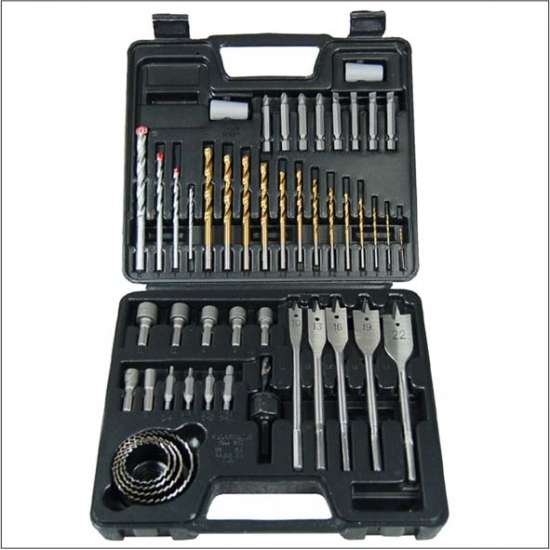 High Speed Steel Combination Drill Bit Set, 48 Pieces - 2