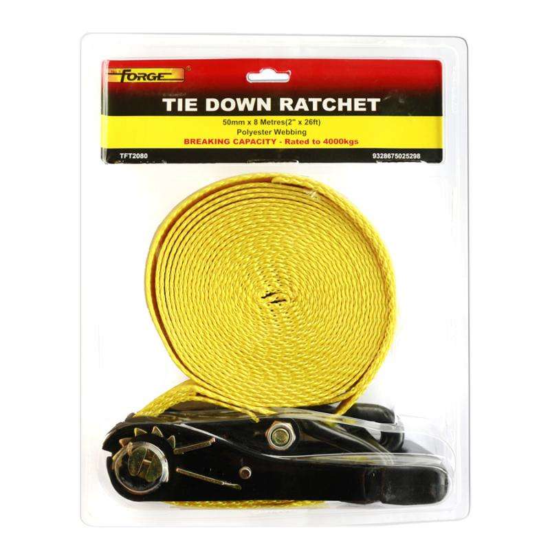 26'L x 2"W 8800 lb Tie Down Ratchet - 3