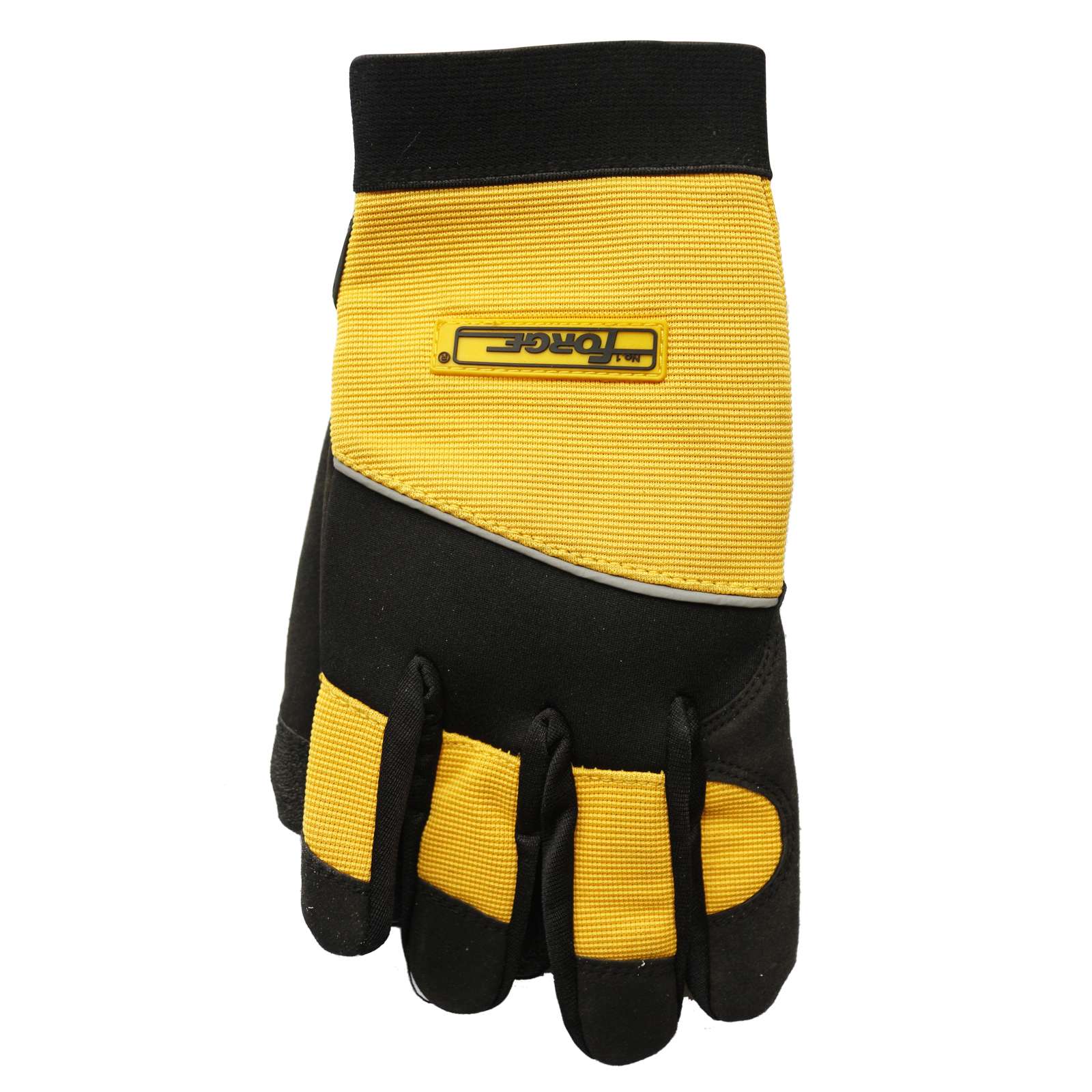 Yellow Extra Palm & Finger Mechanic Gloves - 2