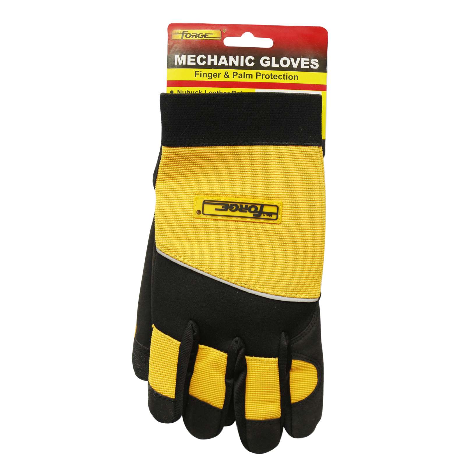 Yellow Extra Palm & Finger Mechanic Gloves - 3