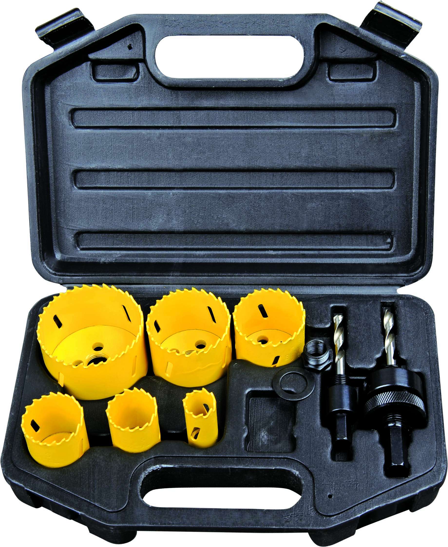 High Speed Steel Bi-metal Professional Holesaw Set, 9 Pieces