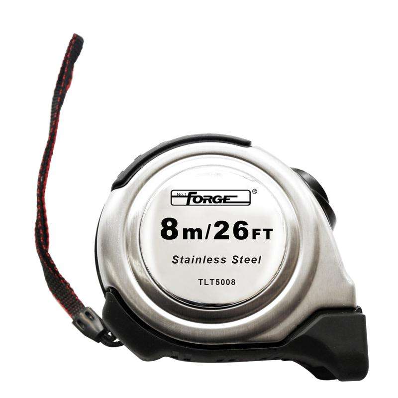 26'L Nylon Coated Metal Case Tape Measure - 1