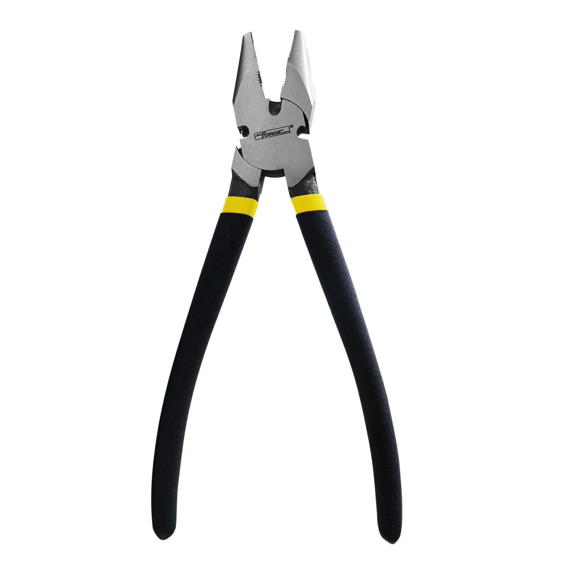 11"L Forged Carbon Steel Matt Grip Fencing Pliers - 2