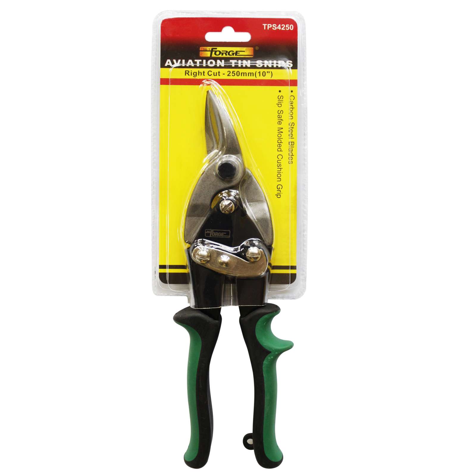 10"L Right Cut Aviation Snips - 7