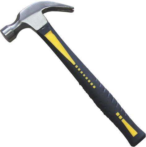 20 oz. Forged Carbon Steel Cushion Grip Claw Hammer, 6/Case - 1