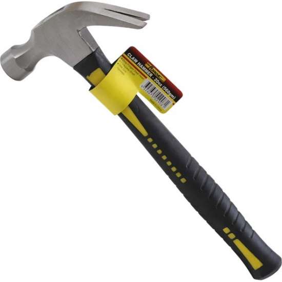 20 oz. Forged Carbon Steel Cushion Grip Claw Hammer, 6/Case - 2