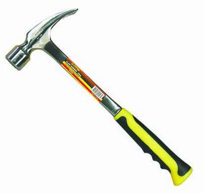 24 oz. Drop Forged Steel Solid One-Piece Claw Hammer - 1