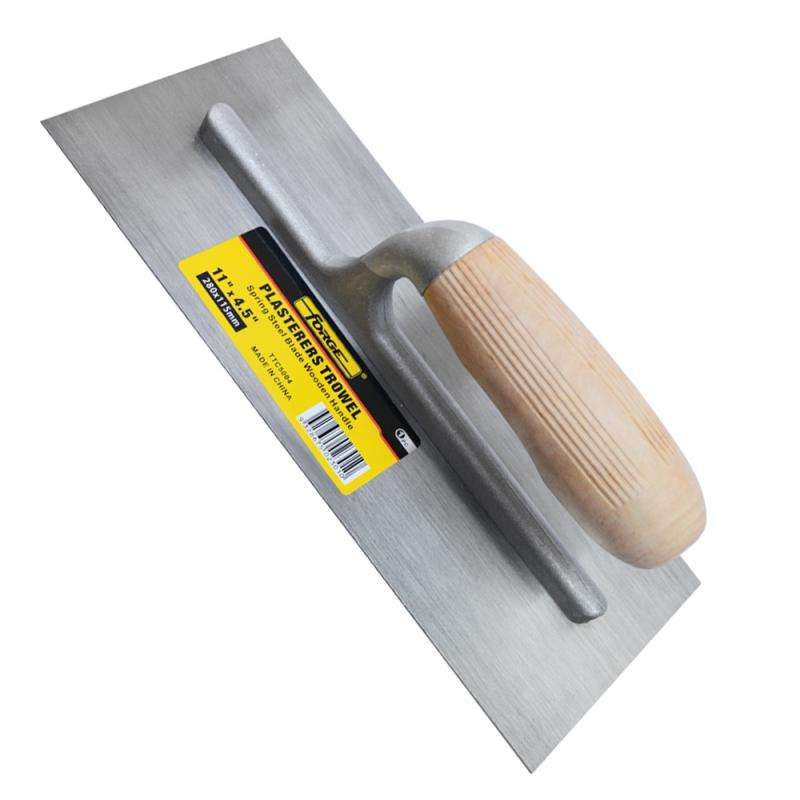 11"L x 4.5"W Trowel Plasterer with Wood Handle - 1