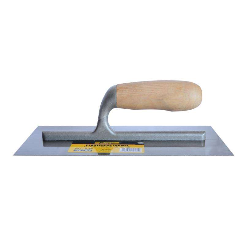 11"L x 4.5"W Trowel Plasterer with Wood Handle - 4