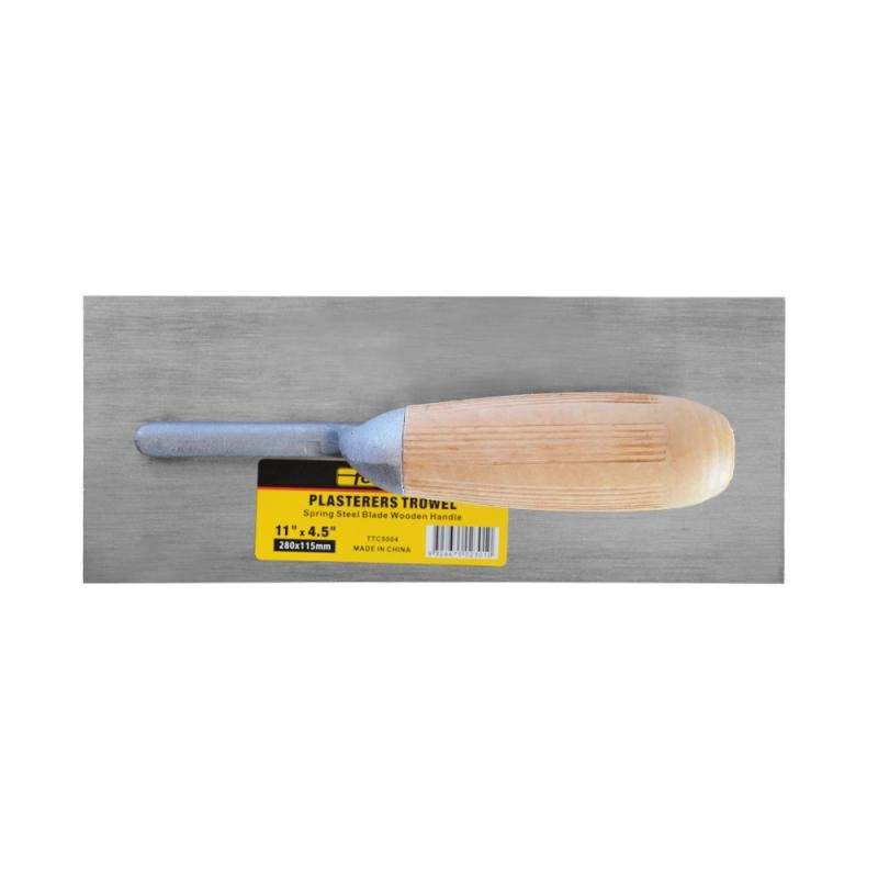 11"L x 4.5"W Trowel Plasterer with Wood Handle - 5