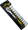 3/8" Chrome Vanadium Steel Drive Socket Set, 13 Pieces