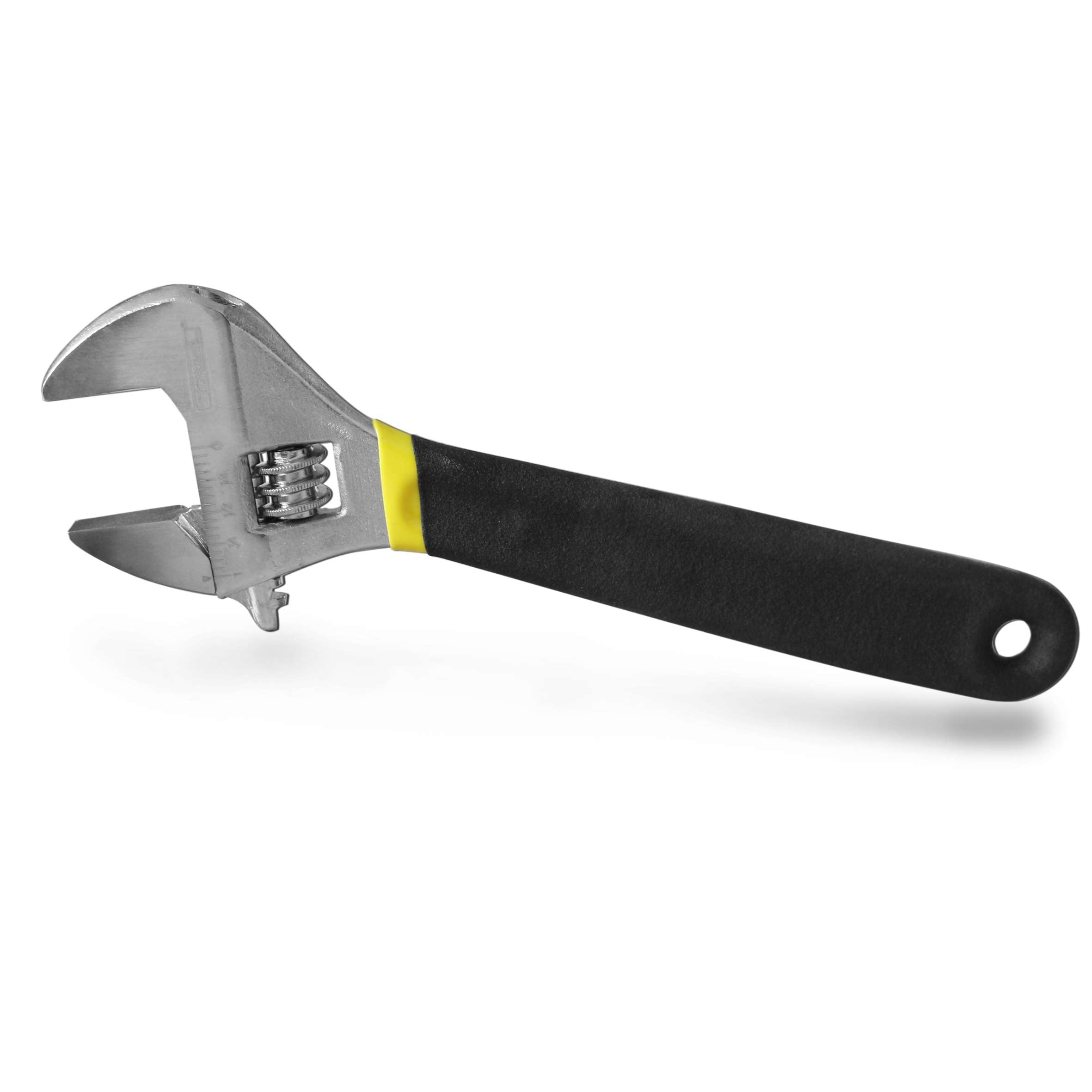 6"L Drop Forged Steel Matt Grip Adjustable Wrench - 2